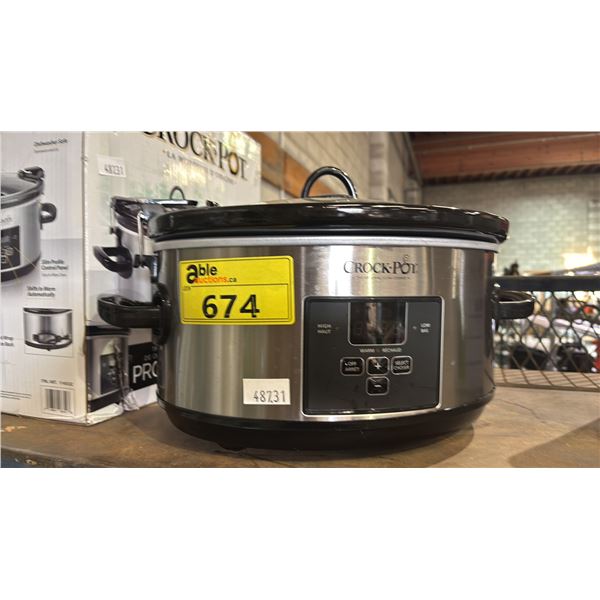CROCK POT ELECTRIC SLOW COOKER