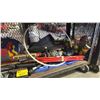 Image 4 : SHELF LOT OF ASST. SPORTS ITEMS INCL. TENNIS RACKETS & BALLS, BASKET BALL, BASEBALL GLOVES AND MORE