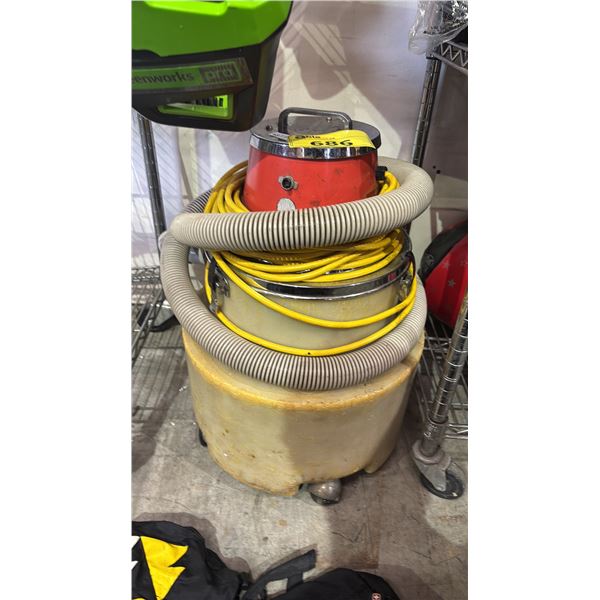 INDUSTRIAL HEAVY DUTY WET/DRY CANISTER VACUUM