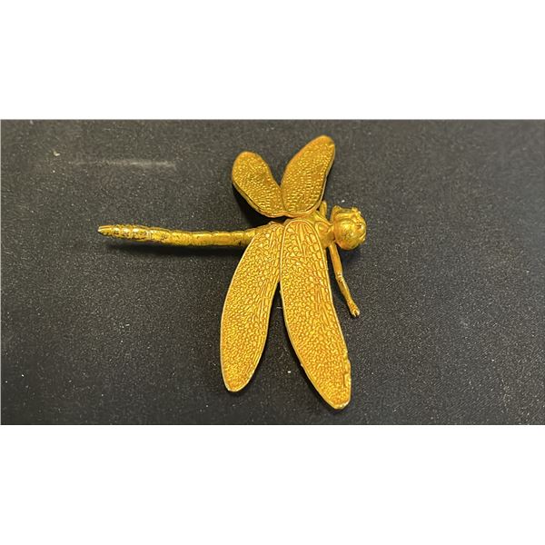 GILT DRAGONFLY TEA TRAY ORNAMENT