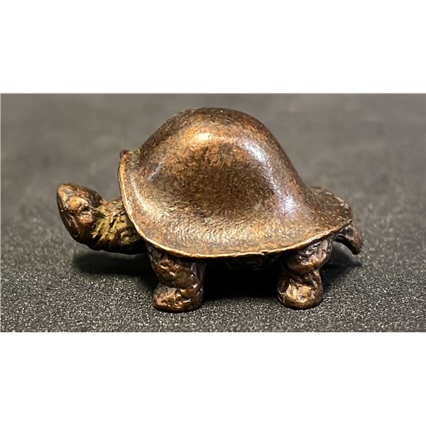 COPPER TURTLE ORNAMENT