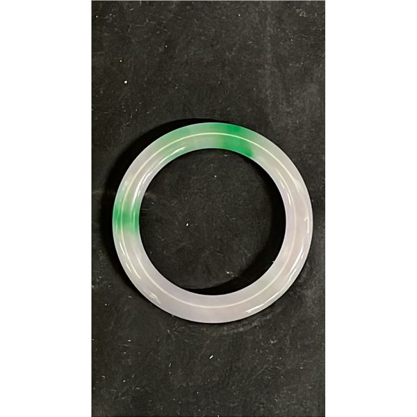 LAVENDER & GREEN JADEITE BRANGLE BRACELET