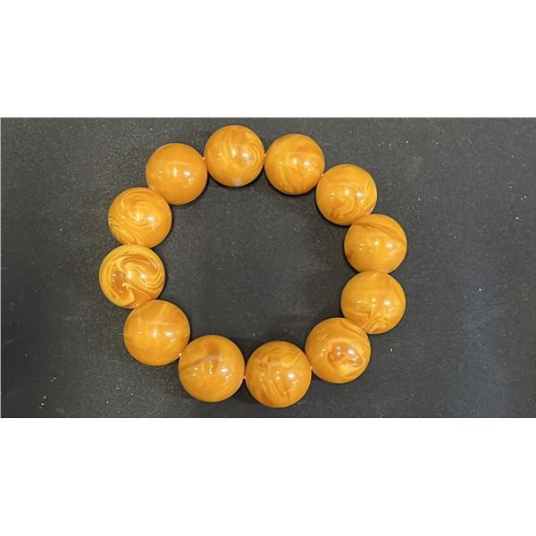 NEPAL BEESWAX-STYLE BEAD BRACELET