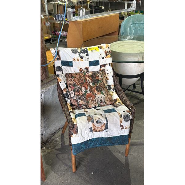 WICKERED LOUNGE DOG CHAIR