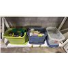 Image 1 : SHELF OF ASSORTED ITEMS INCLUDING; TONKA TOYS, SONY DVD PLAYER, GLASSWARE & MORE