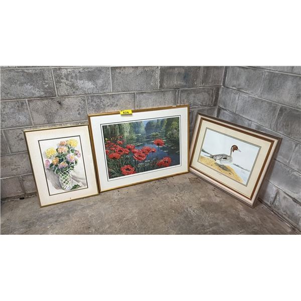 ASSORTED FRAMED ARTWORK