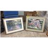 Image 1 : (2) FRAMED WATERCOLOUR PRINTS