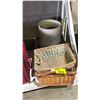 Image 1 : (3) ASSORTED WOVEN BASKETS