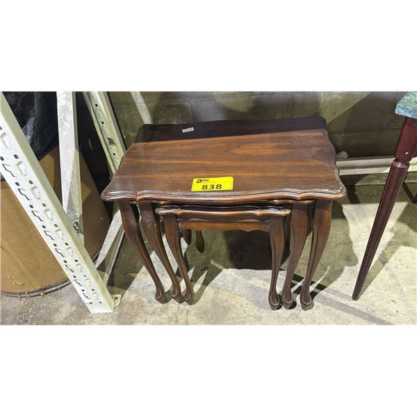 SET OF 3 NESTING END TABLES