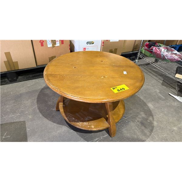 2-TIER ROUND END TABLE