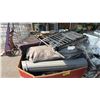 Image 2 : PALLET OF ASSORTED ITEMS INCLUDING; LAUNDRY RACK, DELUXE CANOPY, HAMMOCK CHAIR & MORE