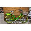 Image 1 : GREEN & YELLOW E-BIKE WITH BATTERY, KEY & CHARGER