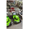 Image 2 : GREENWORKS PRO 21" CORDLESS LAWNMOWER WITH GRASS CATCHER BAG *NO BATTERIES/NO CHARGER/WORKING
