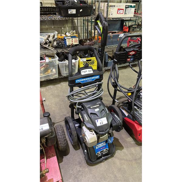 POWERSTROKE 3100 PSI GAS POWERED PRESSURE WASHER WITH HOSE & WAND *WORKING CONDITION UNKNOWN/MAY BE