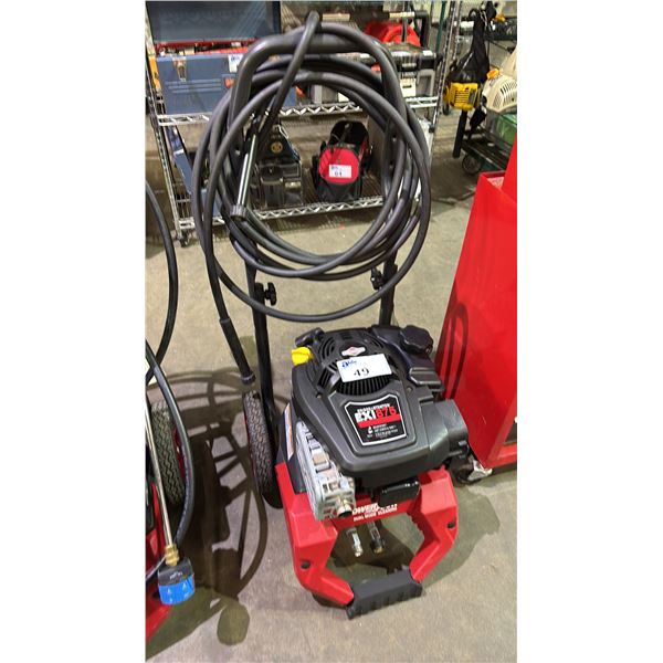 BRIGGS & STRATTON 3100 PSI GAS POWERED PRESSURE WASHER WITH HOSE *NO WAND/WORKING CONDITION UNKNOWN/