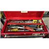 Image 2 : MASTER MECHANIC RED METAL STACKING TOOLBOX & CONTENTS