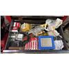 Image 7 : MASTER MECHANIC RED METAL STACKING TOOLBOX & CONTENTS