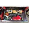 Image 8 : MASTER MECHANIC RED METAL STACKING TOOLBOX & CONTENTS