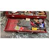 Image 3 : RED METAL 3-DRAWER TOOL BOX & CONTENTS