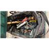 Image 3 : TOOL BAG & (4) TOTES OF ASSORTED HAND TOOLS