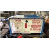 Image 3 : HOMELITE MINI GAS CHAINSAW (NO BLADE), ROCKWELL ELECTRIC CIRCULAR SAW, BATTERY CHARGER & LEATHER