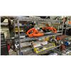 Image 1 : MALLORY TELESCOPIC HANDLE, B&D CORDLESS BLOWER, B&D CORDLESS TRIMMER & YARDWORKS HEDGE TRIMMER *NO