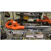 Image 3 : MALLORY TELESCOPIC HANDLE, B&D CORDLESS BLOWER, B&D CORDLESS TRIMMER & YARDWORKS HEDGE TRIMMER *NO