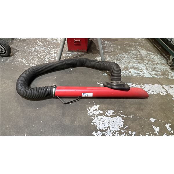 FLEXIBLE BLACK FUME EXTRACTION ARM