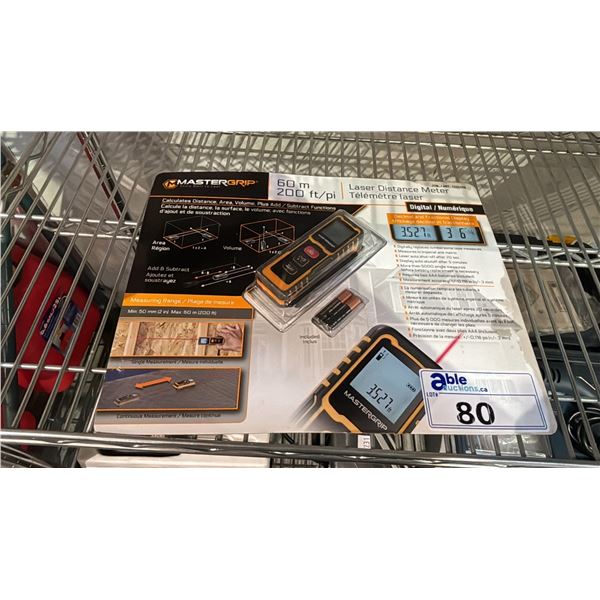MASTERGRIP DIGITAL LASER DISTANCE METER