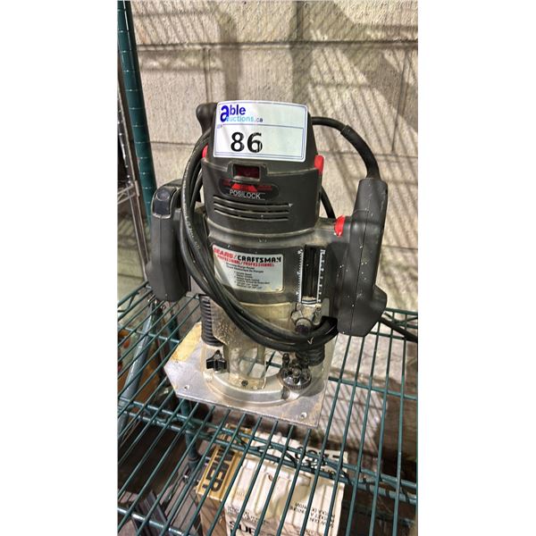 SEARS CRAFTSMAN ELECTRIC PLUNGE ROUTER