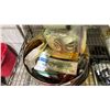 Image 2 : FISHING TACKLE BOX & CONTENTS & COOKIE TIN OF ASSORTED FISHING LURES & LINE