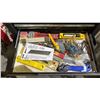 Image 6 : BLACK MOBILE METAL STACKING TOOL CHEST & CONTENTS