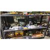 Image 1 : SHELF OF ASSTD. ELECTRONICS CABLES, MULTI-SLOT FOLDABLE SUNGLASSES CASE, BLUE WOLF VR GLASSES & MORE