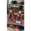 Image 1 : PAIR OF 4000 LB JACK STANDS