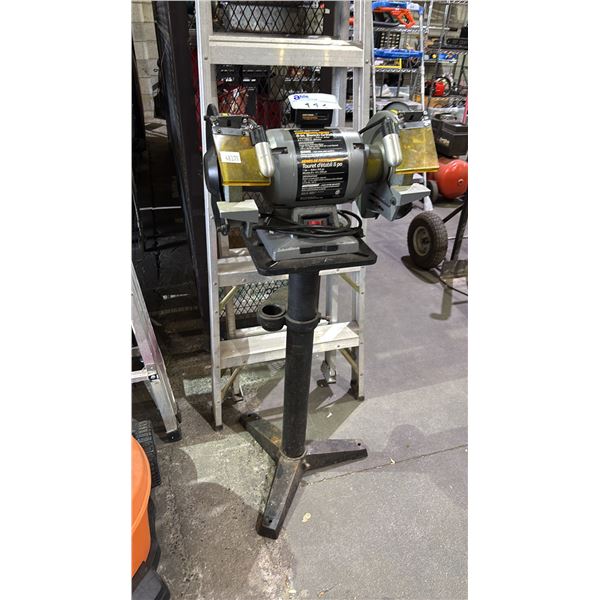 SEARS CRAFTSMAN PROFESSIONAL SERIES 8" BENCH GRINDER 1HP WITH STAND & 2 GRINDING DISCS