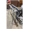 Image 2 : PAIR OF MASTERCRAFT FOLDING METAL SAW HORSES