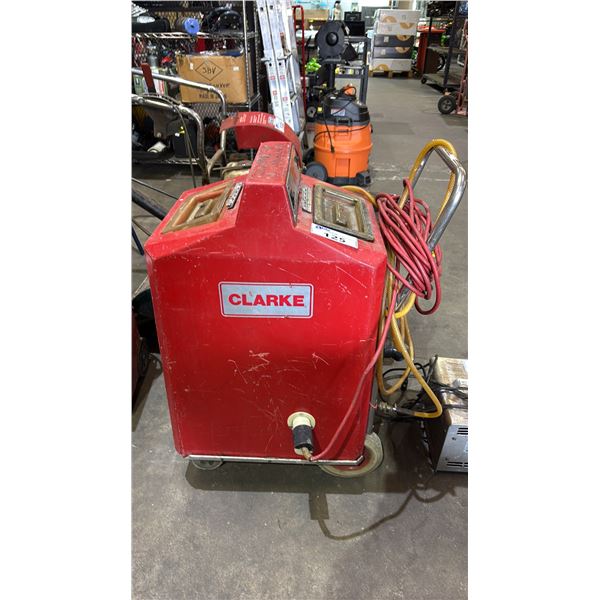 CLARKE COMMERCIAL PORTABLE CARPET EXTRACTOR/CLEANER 125V
