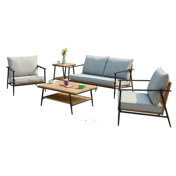 *NEW IN BOX - READY TO ASSEMBLE* 101 STORIES COLLECTION SERENNA 5-PC SOFA SET