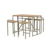 Image 1 : *NEW IN BOX - READY TO ASSEMBLE* 101 STORIES COLLECTION TARYNNA DINING SET (OLIVE)
