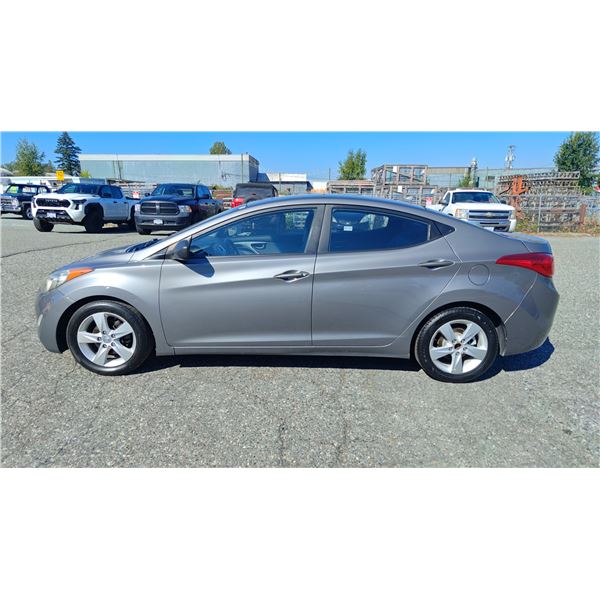 2011 HYUNDAI ELANTRA, 4DR SEDAN, GREY, VIN 5NPDH4AE2BH006920,