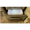 Image 3 : SAMSUNG STAINLESS STEEL FRENCH DOOR FRIDGE WITH ROLLOUT FREEZER & WATER/ICE DISPENSER 36"W