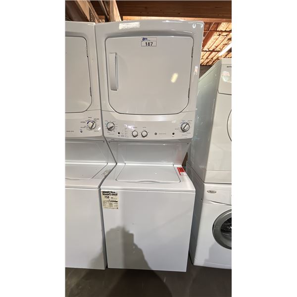 GE STACKING WASHER & DRYER SET