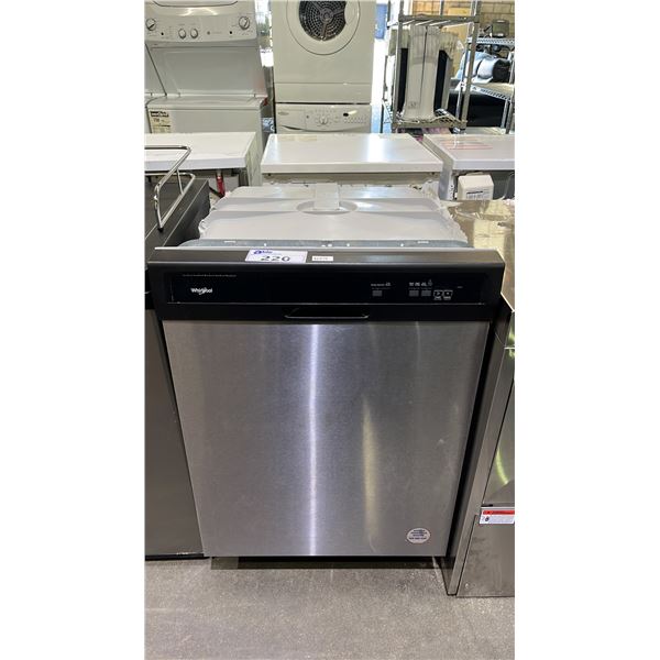 WHIRLPOOL STAINLESS STEEL DISHWASHER