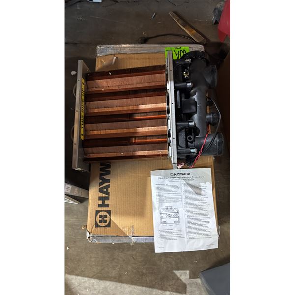 HAYWARD HEAT EXCHANGER ASSEMBLY FOR AUSTRALIAN UNIVERSAL H-SERIES GAS HEATERS WITH BOX