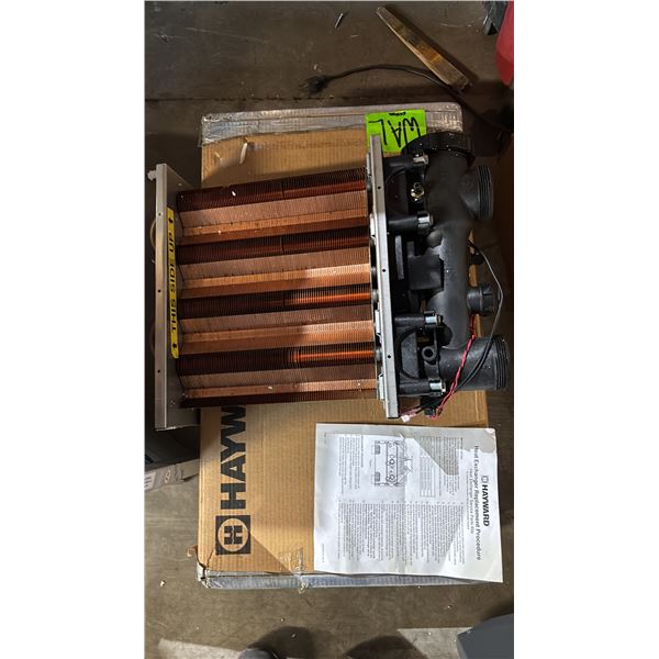 HAYWARD HEAT EXCHANGER ASSEMBLY FOR AUSTRALIAN UNIVERSAL H-SERIES GAS HEATERS WITH BOX