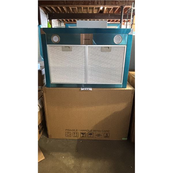 ANCONA STAINLESS STEEL 29" RANGE HOOD FAN AN-1544 WITH BOX