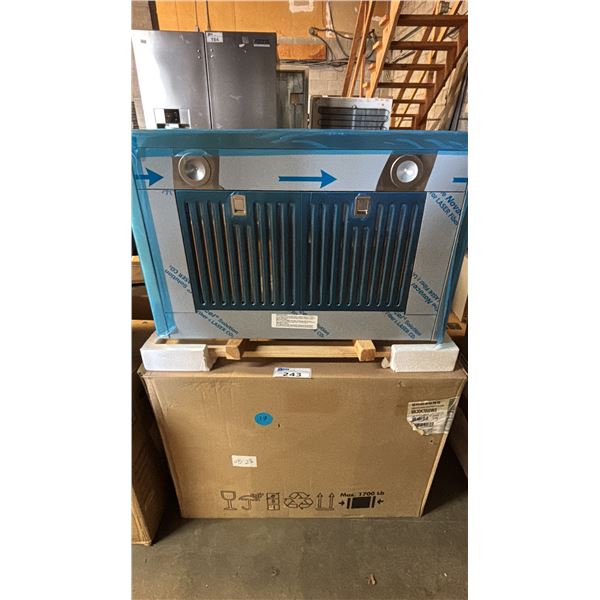 SAMSUNG STAINLESS STEEL 30" RANGE HOOD FAN NK30K7000WS/AA WITH BOX