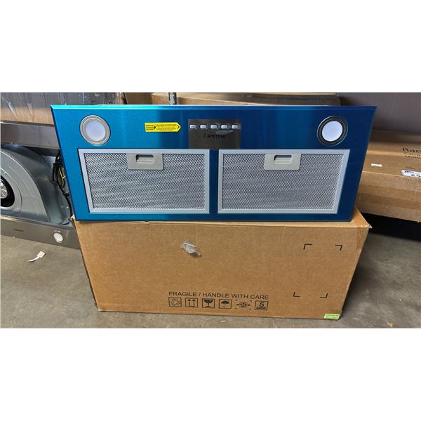 ANCONA STAINLESS STEEL DUCTED INSERT 28.5" RANGE HOOD FAN AN-1371 WITH BOX