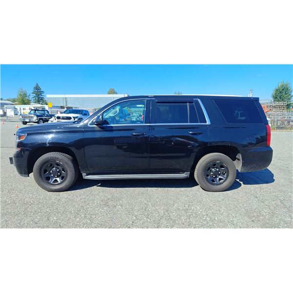 2018 CHEVROLET TAHOE, 4DR SUV, BLACK, VIN 1GNSKDEC6JR321932,