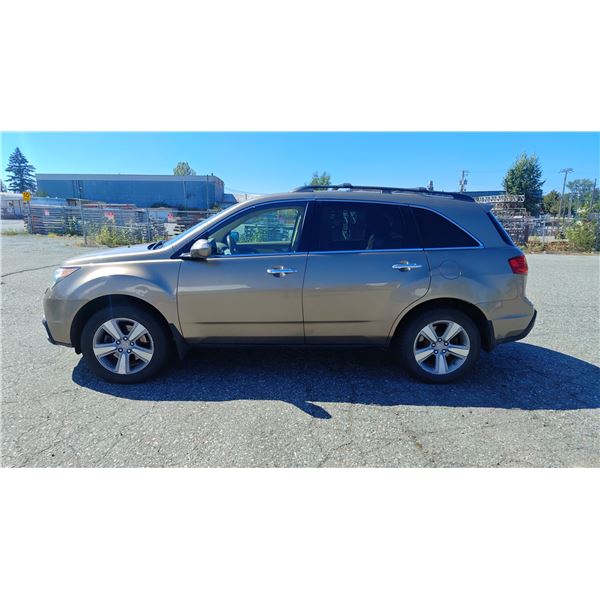 2011 ACURA MDX SH AWD 4DR COMPACT SUV, BROWN, VIN 2HNYD2H6XBH005260,